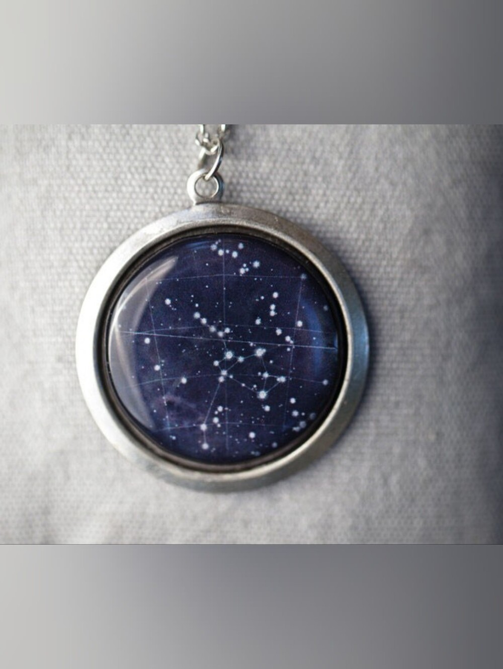 Sagittarius Constellation Night Sky Grid Circular Pendant Necklace Etsy Ukraine
